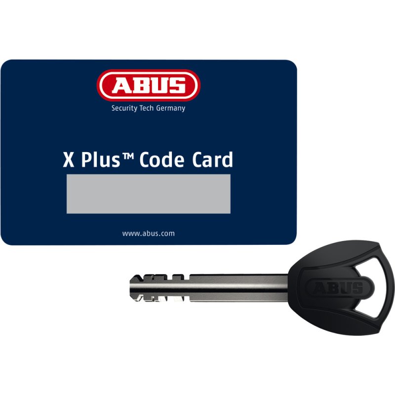 ABUS 59715 Antivol pour bicyclettes Noir, Rouge 1200 mm Antivol à chaîne