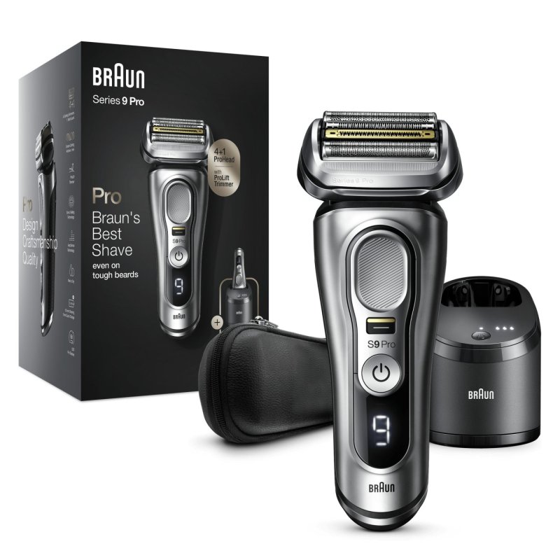 Braun Series 9 9467cc Wet & Dry Foil shaver Trimmer Black, Grey