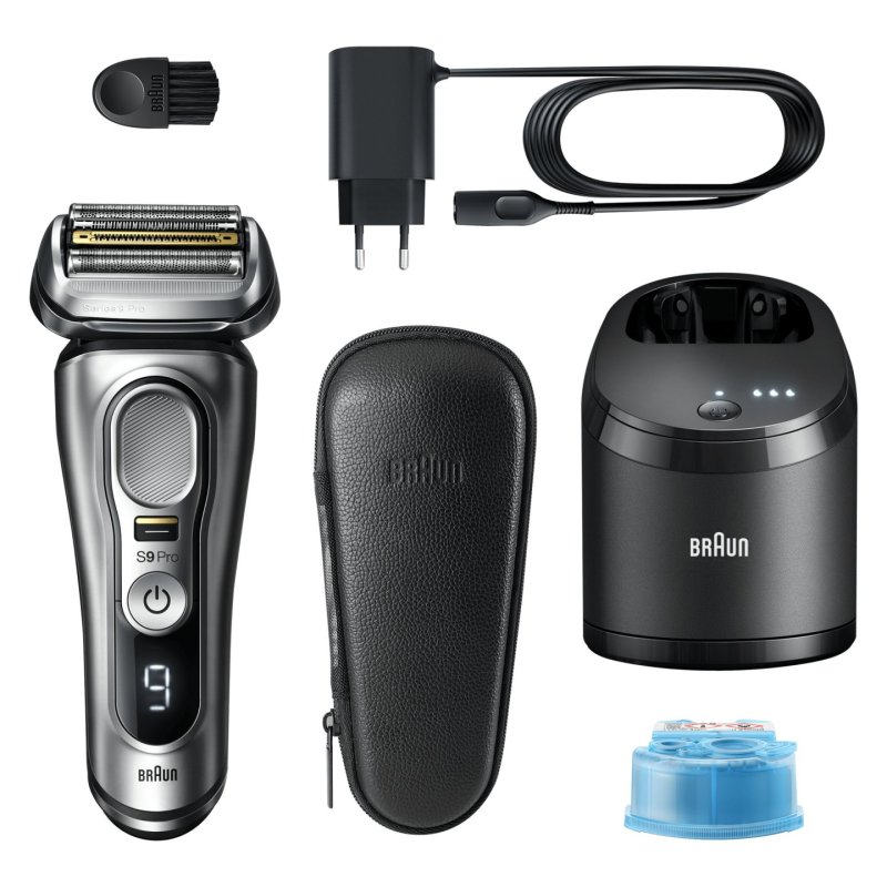 Braun Series 9 9467cc Wet & Dry Foil shaver Trimmer Black, Grey