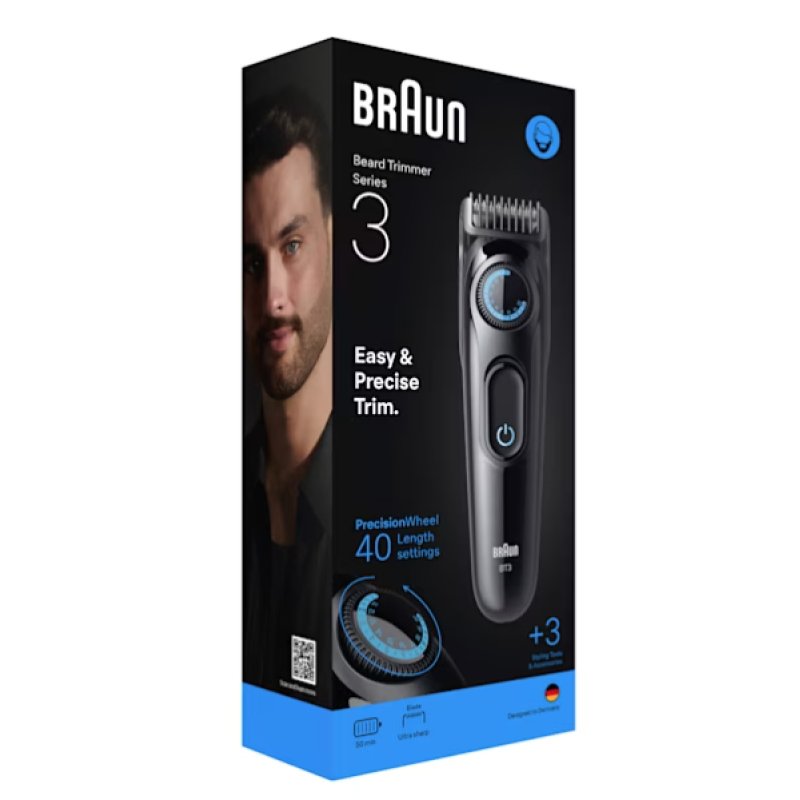 Braun BT3520 beard trimmer Battery 40 2 cm Black, Blue