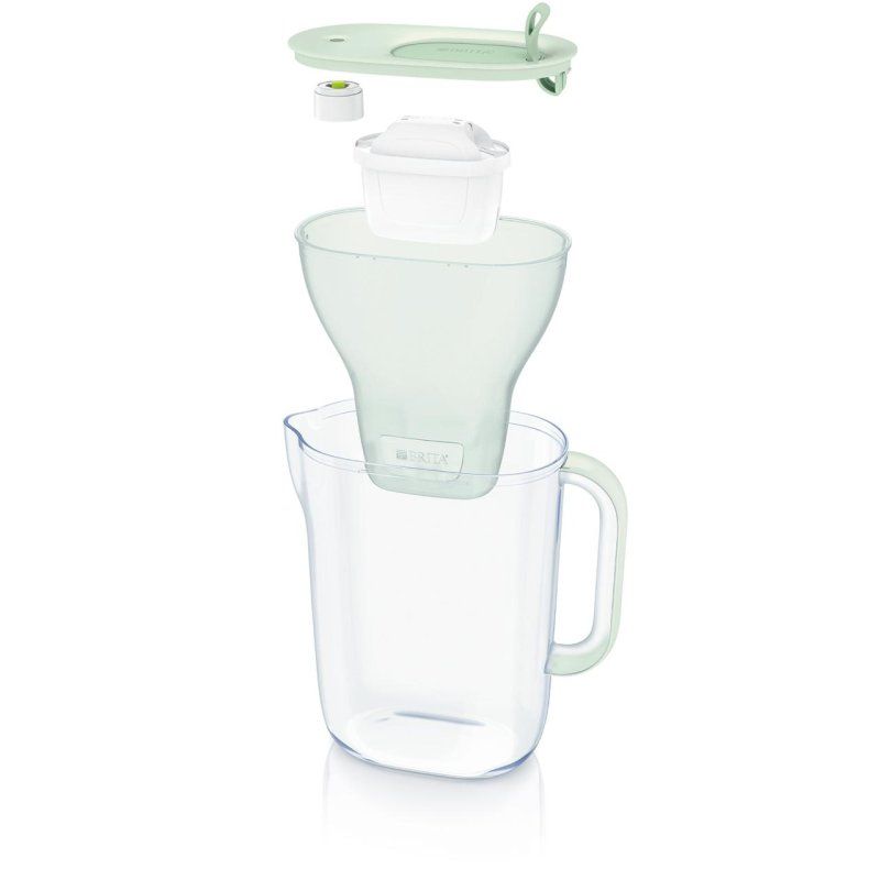 Brita 1051367 filtre à eau Bouteille d'eau filtrante 2,4 L Vert, Transparent