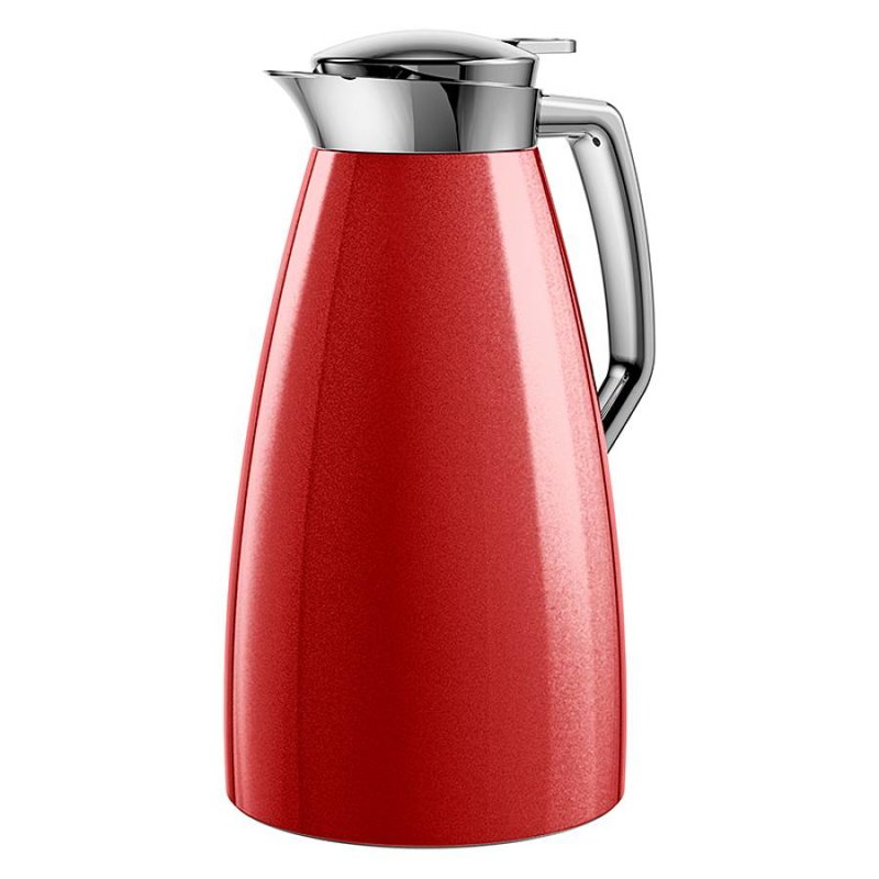 Emsa F4140300 Plaza Isolierkanne. 1 Liter. Rot