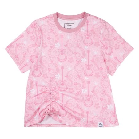 Disney by Loungefly Tee T-Shirt Unisexe Hannah Montana Shirred Hem (XL)