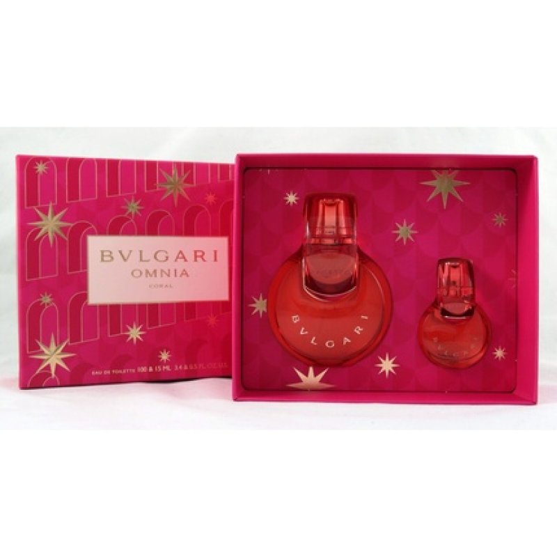 Bvlgari Bulgari Omnia Coral Set 65ml EDT Spray 15ml EDT Spray