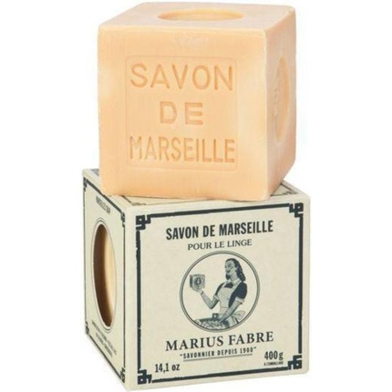 Marius Fabre Savon Marseille Soap In Box Blanc 400 Grams