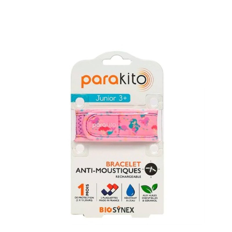 Parakito Mosquito Protection Bracelet For Children Mermaid