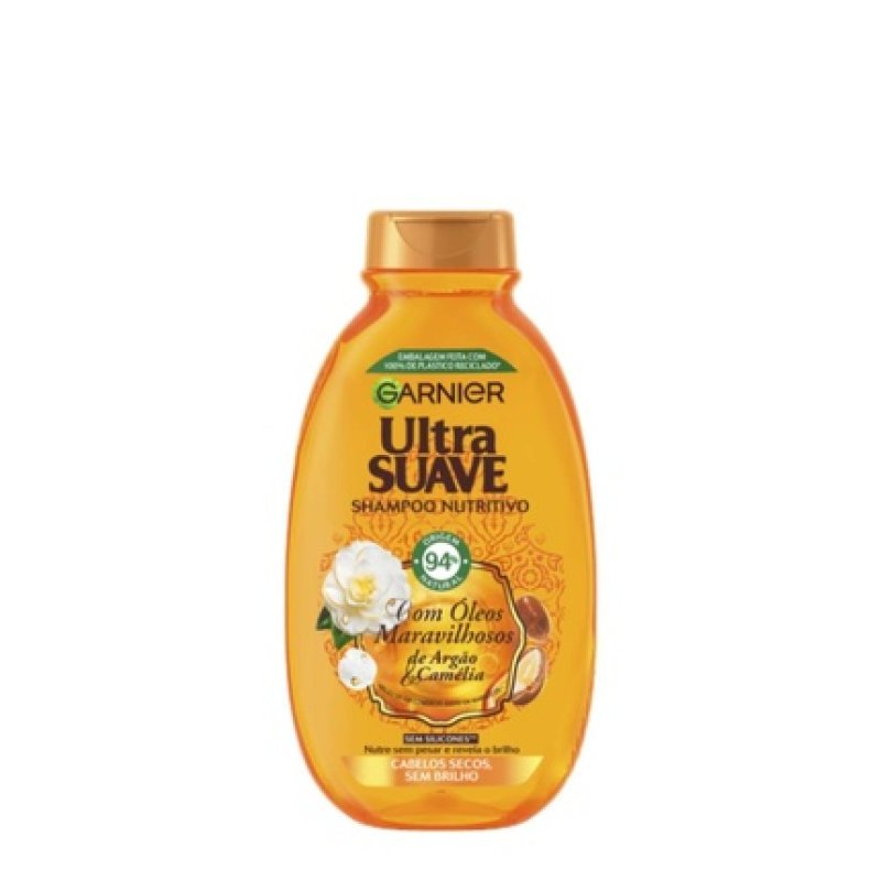 Garnier Ultra Soft Wonderful Oils Of Argan And Camellia Shampoo 250ml
