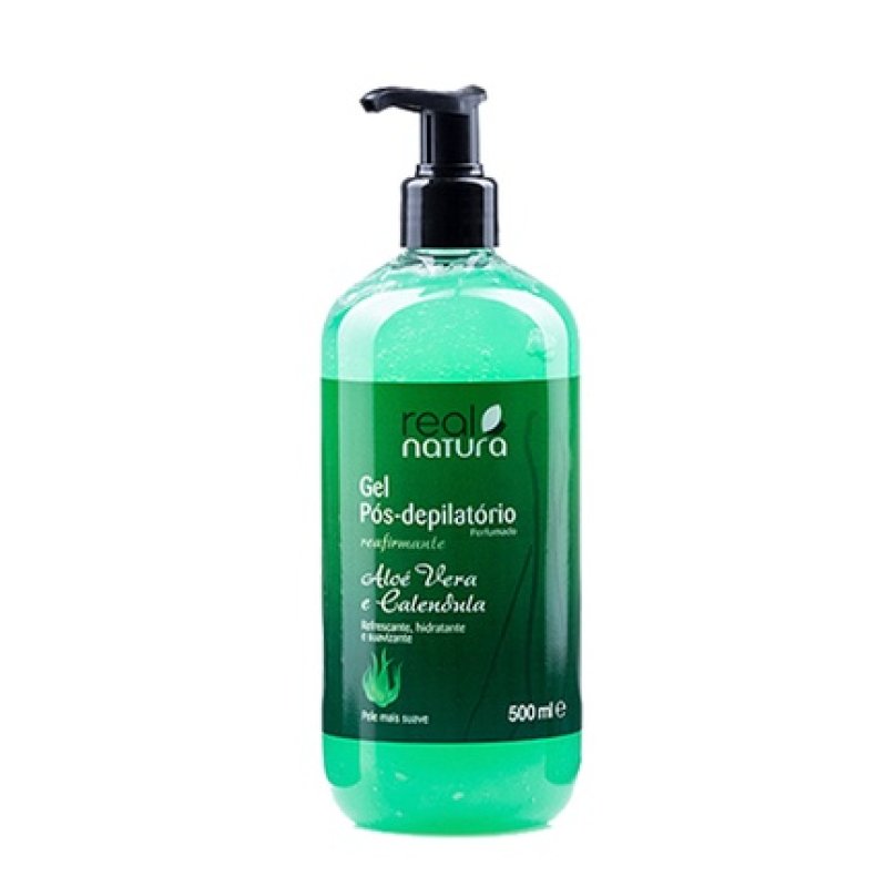 Real Natura Post-Depilatory Gel Aloe Vera & Calendula 500ml