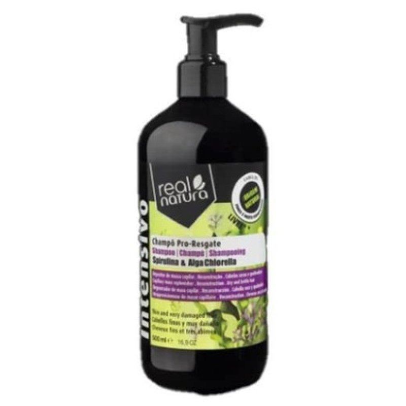 Spirulina & Chlorella Algae Shampoo without Salt 500ml