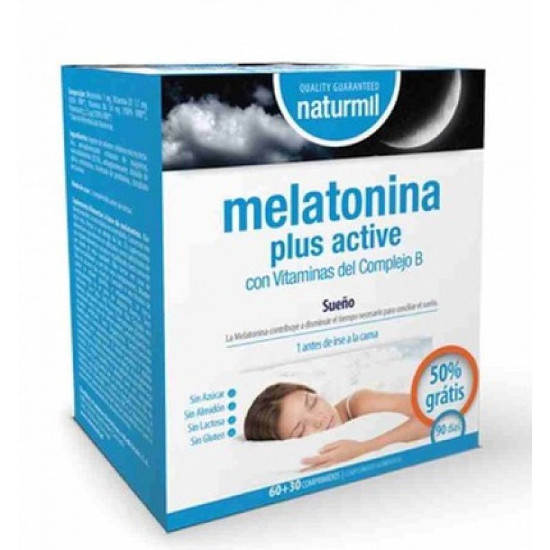 Naturmil Melatonina Plus Active 60 Comp
