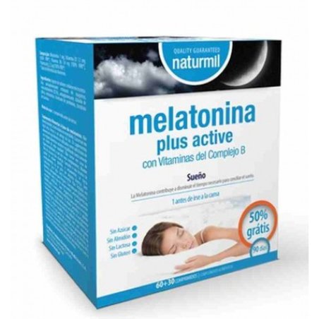 Naturmil Melatonina Plus Active 60 Comp