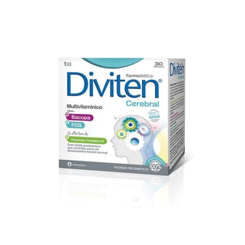 Diviten Cerebral 30 Ampoules - Parapharmacy Product