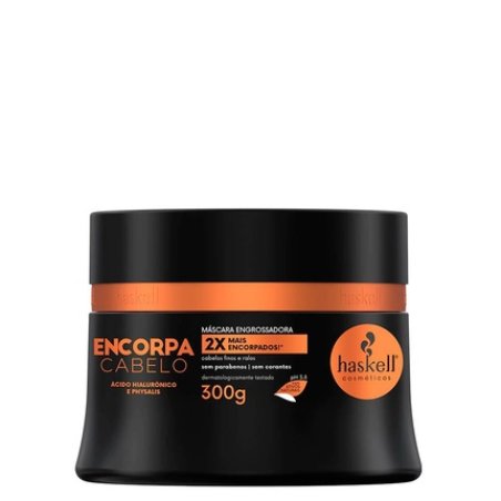 Haskell Encorpa Cabelo Mask 300g - Professional Hair Care