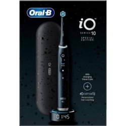 Oral-B iO 10 Special Edition Electric Toothbrush Black 1 Brush 1 Travel Case with Charger