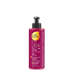 Gota Dourada Collagen Leave-In Cream 300ml - Professional Hair Care