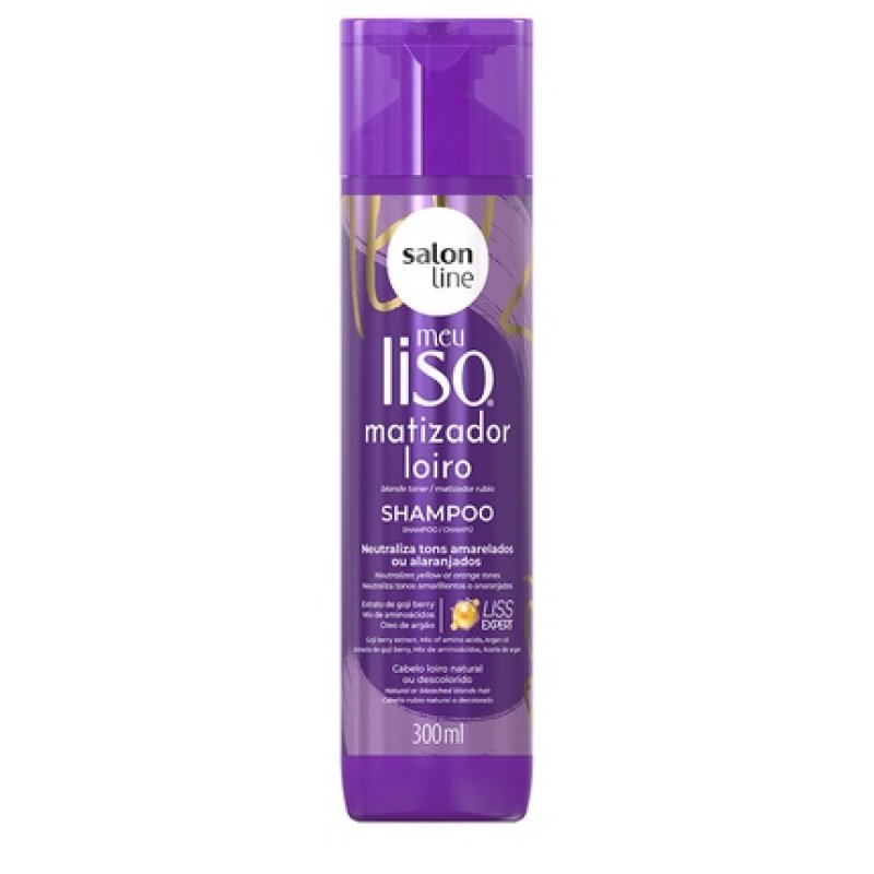 Salon Line Meu Liso Shampoo Matizador Loiro - 300ml