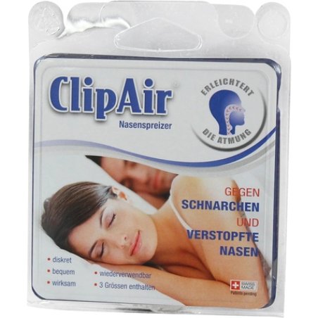 ClipAir Nasal Dilator for Snoring and Blocked Nose