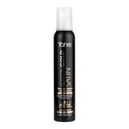 Tahe Botanic Keratin Gold Satin Fixing Foam 3 200ml - Professional Hair Care