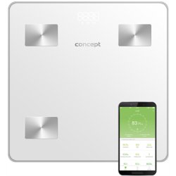 Concept VO4000 personal scale Rectangle Silver Electronic personal scale