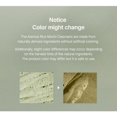 Arencia Korean Rice Mochi Facial Cleanser Face Mask Foaming
