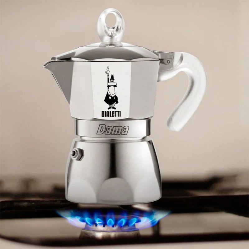 Bialetti Dama Pure Ice Moka pot 0.18 L Metallic