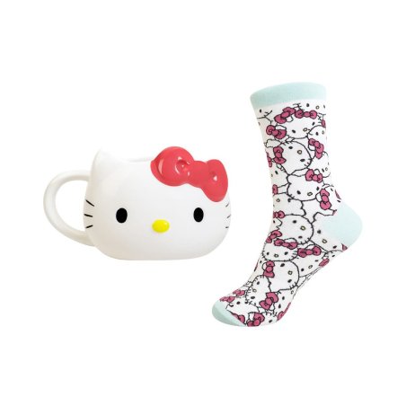 Sanrio mug 3D et chaussettes Set Hello Kitty