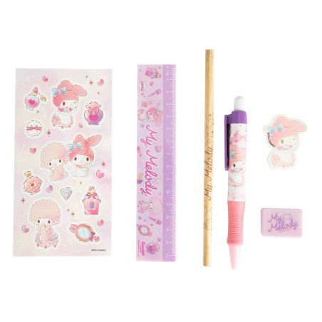Sanrio set d'écriture 6 pièces My Melody