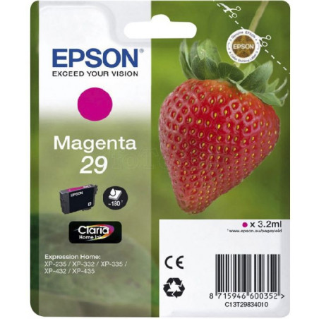 Cartouche d'encre Epson compatible Fraise 29 (Magenta)