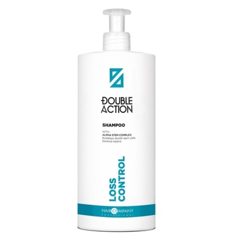 Double Action Shampoo for Hair Loss Control and Strengthening