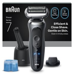 Braun - Series 7 Electric Shaver - SmartCare Center 1 Attachment - 72-G7200CC - Grey