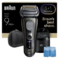 Braun - Series 9 PRO Electric Shaver - Pro SensoAdapt, SmartCare Center, 9655CC - Graphite Grey
