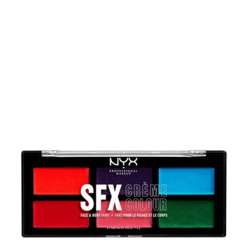 Nyx Professional Makeup Sfx Halloween Metallic Makeup Palette 6x1.4g