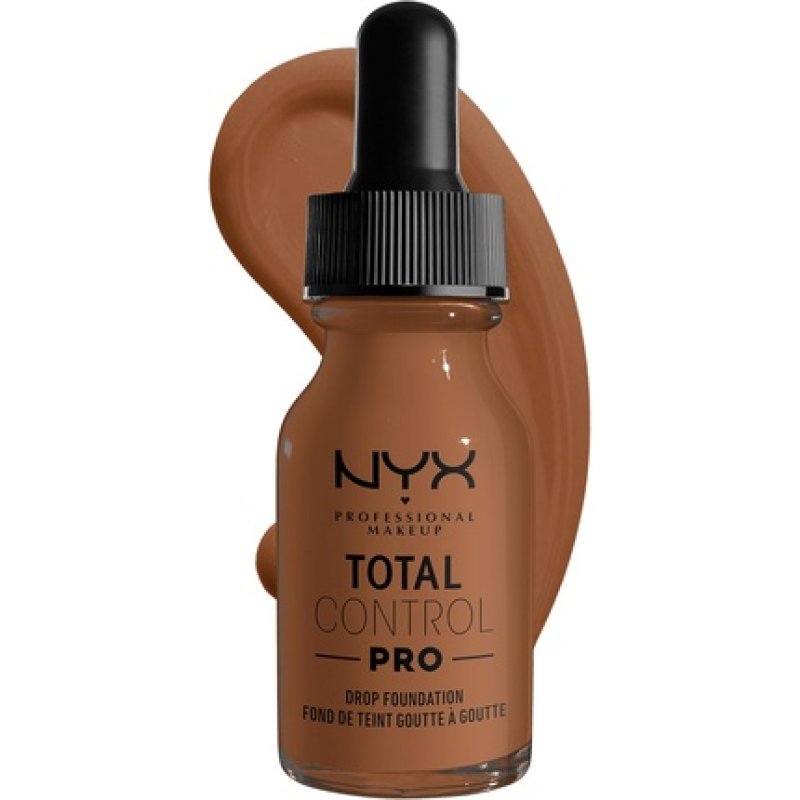 NYX Professional Makeup Total Control Pro Drop Foundation Precise Dosage Customised Buildable Coverage Vegan Formula