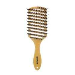 Rickiparodi Maxsoft Rectangular Hair Brush Golden