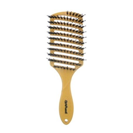 Rickiparodi Maxsoft Rectangular Hair Brush Golden
