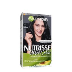 Garnier Nutrisse Permanent Hair Color 1.1 Galactic Black