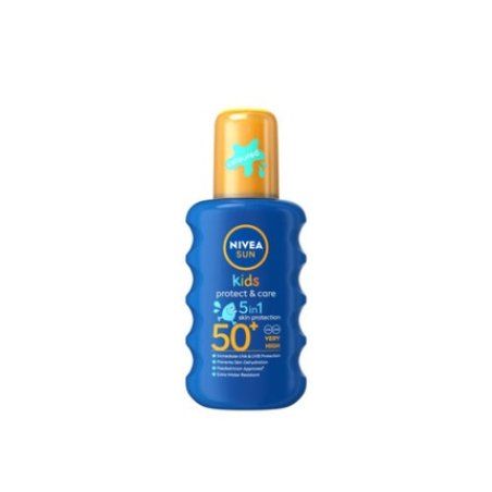 Nivea Sun Kids Protect & Care 5-In-1 Coloured Spray SPF 50 200ml