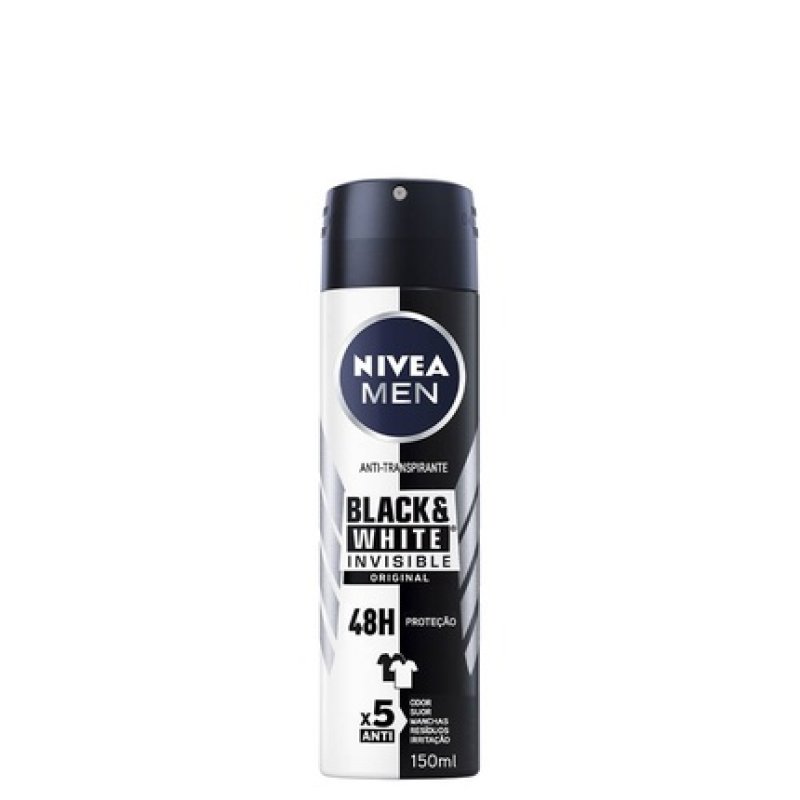 Nivea Men Black & White Invisible Original Spray 150ml
