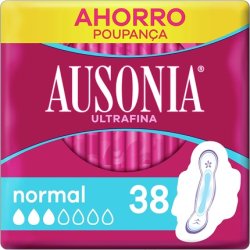 Ausonia Normal Pads with Wings 38 Pack