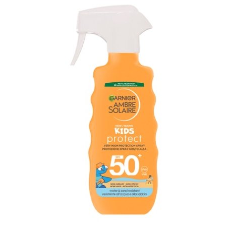 Garnier Ambre Solaire Kids Protect Spray Spf50 270ml - High Protection Sunscreen For Children