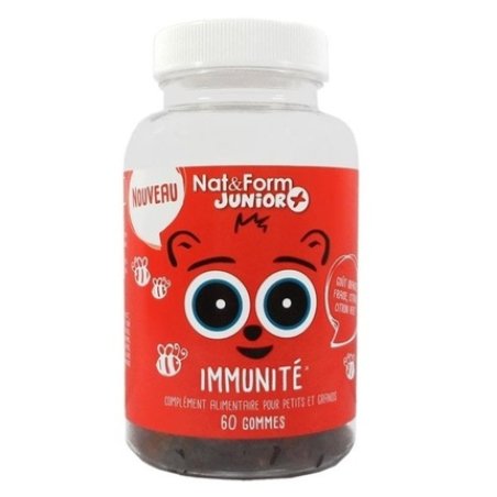 Nat&Form Super Bears For Immunity 60 Gummies