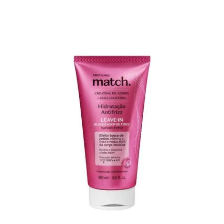 Boticario Match Leave-In Hydration Anti-Frizz 150ml