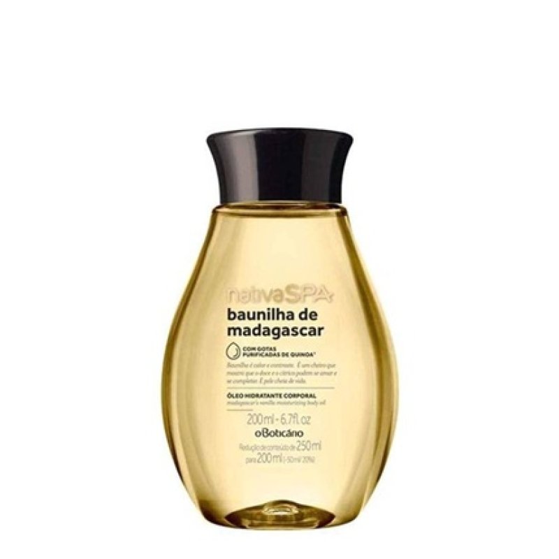 Boticario Nativa Spa Madagascar Vanilla Moisturizing Oil 200ml