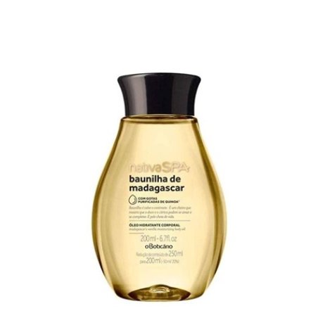 Boticario Nativa Spa Madagascar Vanilla Moisturizing Oil 200ml