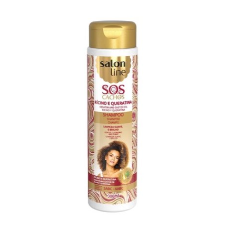 Salon Line Sos Shampoo Castor Oil And Keratin 300ml