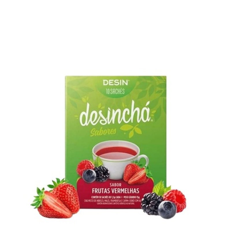 Desincha Infusion With Red Fruit Flavor 10 Sachets