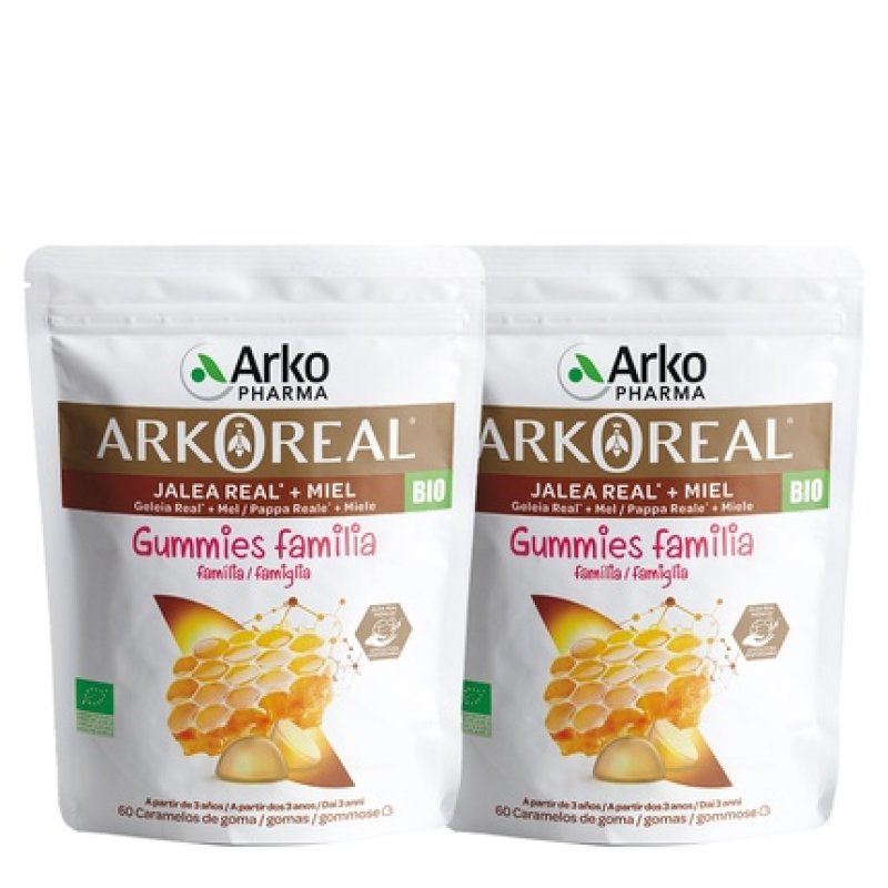 Arkopharma Arkoreal Royal Jelly And Honey 2x60 Gummies Special Price