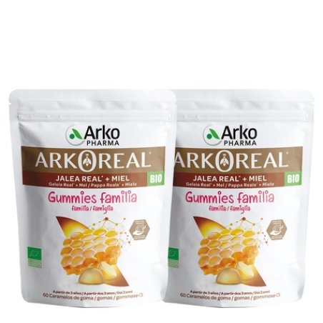 Arkopharma Arkoreal Royal Jelly And Honey 2x60 Gummies Special Price