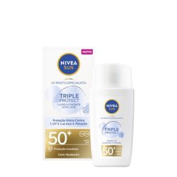 Nivea Sun Triple Protect Moisturizing Fluid Spf50 40ml