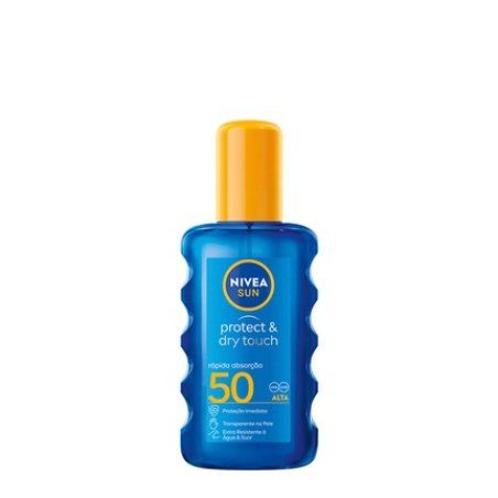 Nivea Sun Protect & Dry Touch Spray Spf50 200ml - High Protection Sunscreen